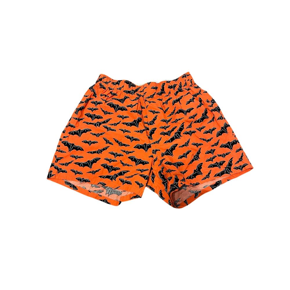 J. Crew Halloween Bat Orange Boxer Shorts Men’s Size Small